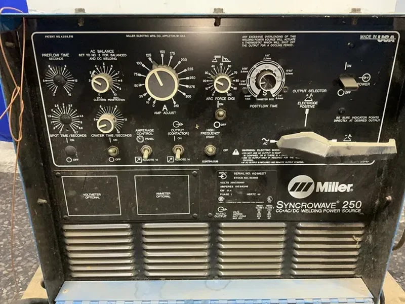 Miller 200/250 Amp Welder W/ Cooler - Syncrowave 250
