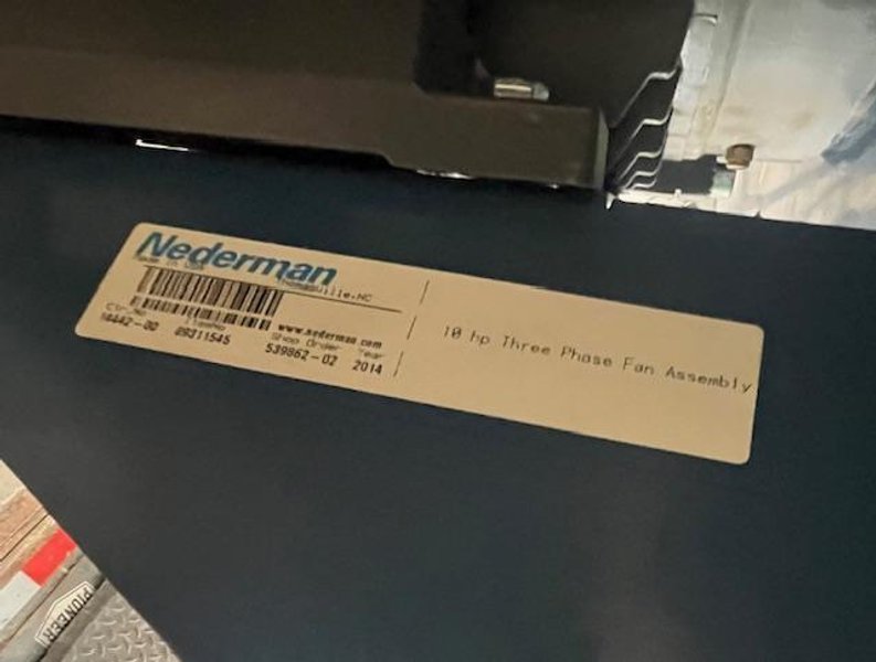 NEDER MAN DUST COLLECTOR STOCK #3823