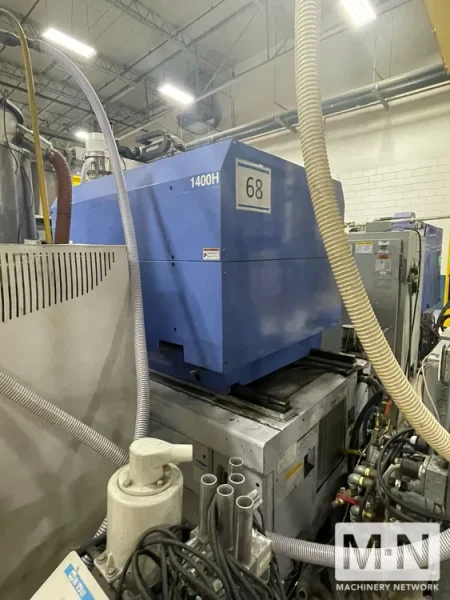 500 Ton 45 Oz JSW J500ELIII-1400H Electric Injection Molding Machine, mfg 2006/2005 (2) AVAILABLE