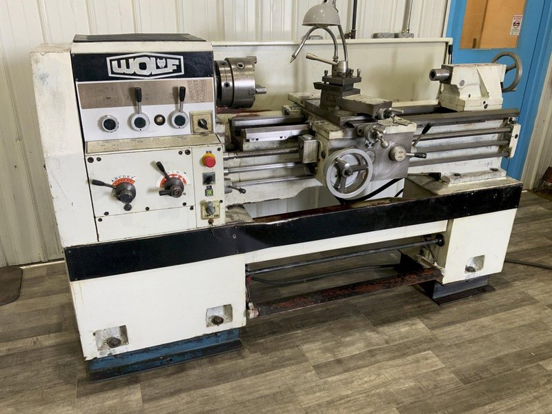 14" X 40" WOLF BASIC GAP BED ENGINE 1440GE ENGINE LATHE: STOCK #81056
