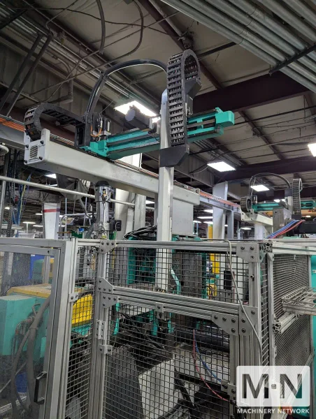 550 TON 29.1/ 8.2 OZ ARBURG MODEL 920S-5000-1300/400 2-COLOR INJECTION MOLDING MACHINE MFG 2015