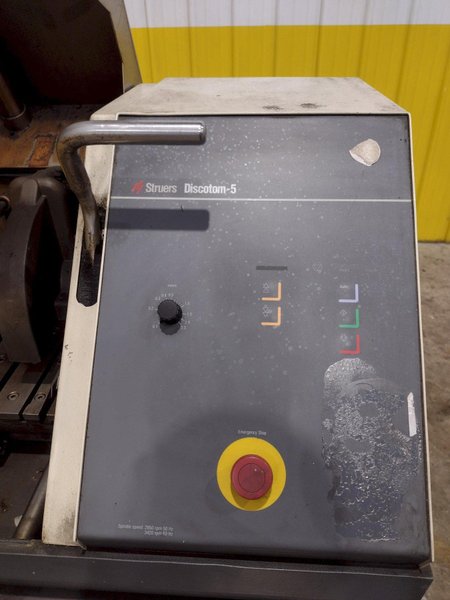 STRUERS DISCOTOM-5 PRECISON ABRASVIE CUTOFF SAW: YOBRO #25432