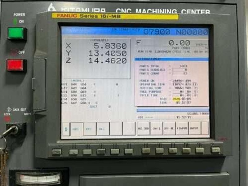 Kitamura MyCenter 3XiF Spark Changer CNC Vertical Mill