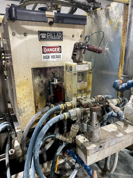 50 kw PILLAR INDUSTRIES MODEL CE-500 INDUCTION HARDENER &amp; POWER SUPPLY: STOCK #15400