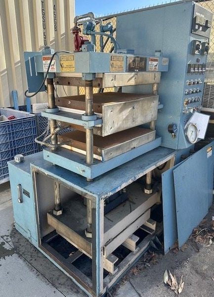 5 Ton Wabash PC50-2418-4TM Platen Press