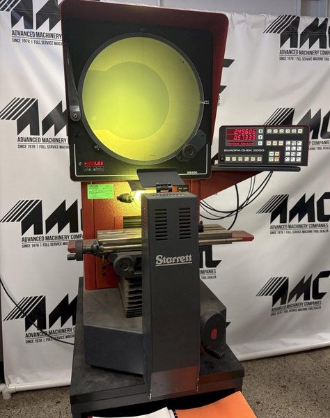 16" STARRETT Model HB400 Bench Top Optical Comparator with DRO, Edge