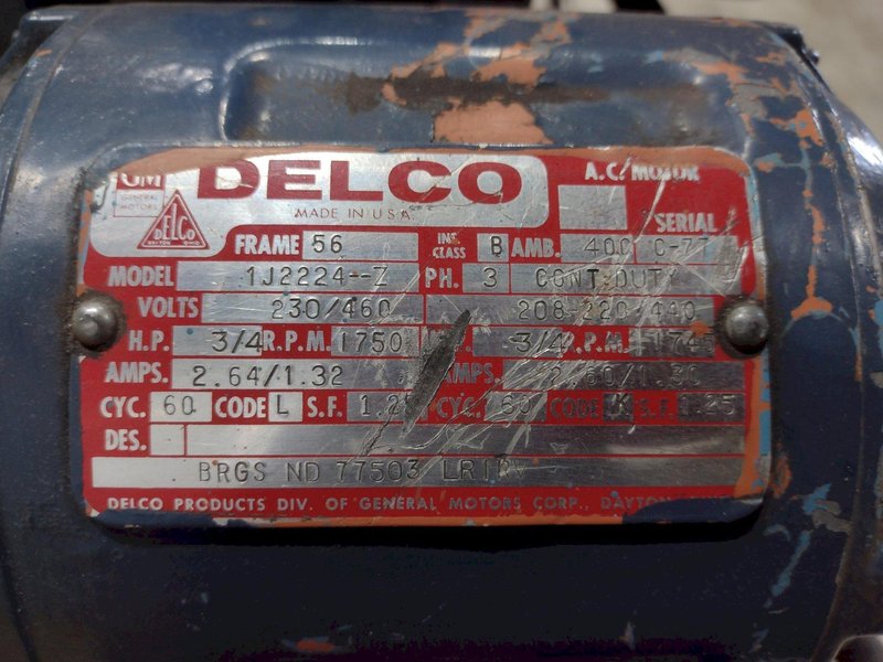 3/4 HP BIGGS NYSTROM PRE PUNCH PRESS: STOCK #20527