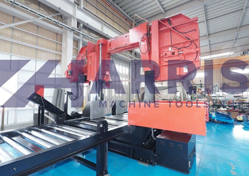 Used, Amada Model H-1080 Horizontal Bandsaw, 39" x 51" capacity