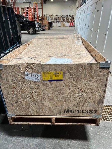 Schneider Electric EZ Meter-Pak Switchgear – 2000A Main with Multiple Branch Breakers, Still In Crate, Never Used