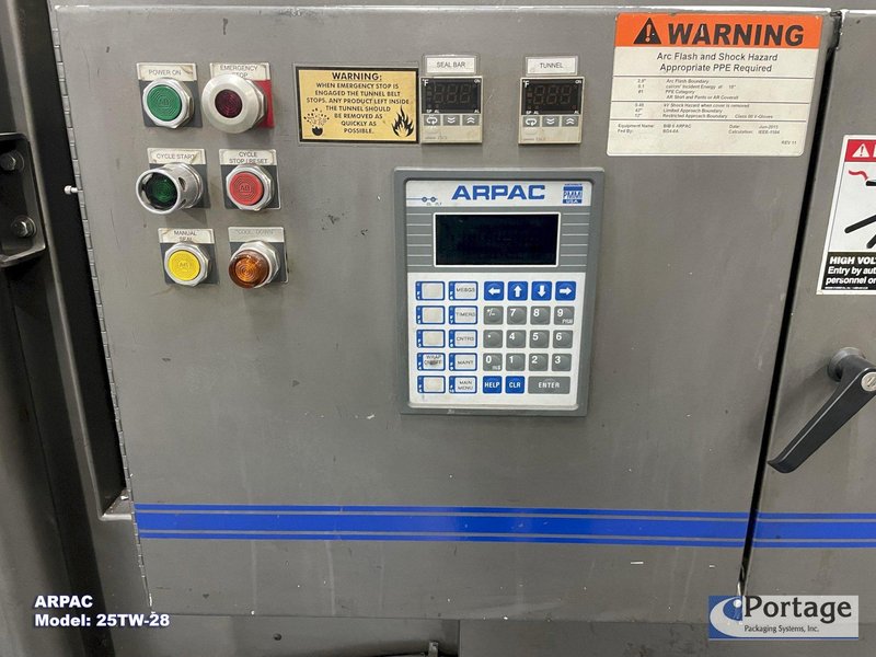 ARPAC Model: 25TW-28 Intermittent Motion Tray Wrapper