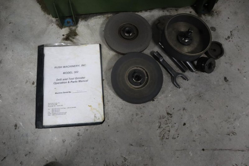 Rush Model 382 Drill Grinder, 3/16" - 3-1/8" Capacity- Auction Item