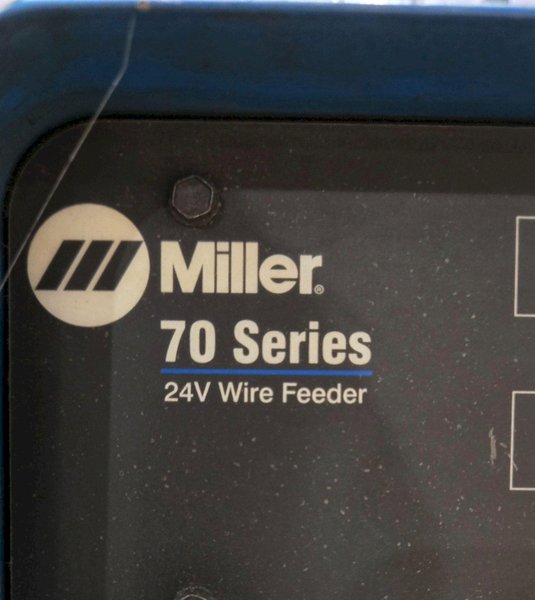 MILLER AUTO DELTAWELD 452 MIG WELDER WITH WIRE FEEDER USED