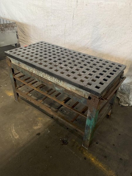 60" x 30" x 36"H ACORN WELDING TABLE W/ STAND. STOCK #1165123.