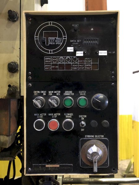 150 TON KOMATSU OBS GAP FRAME PRESS, 7.87" STROKE: STOCK 16340