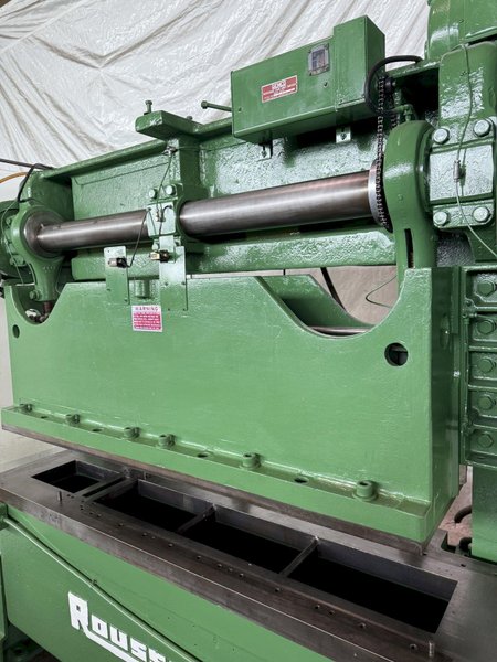 60 TON ROUSSELLE MODEL 6B DOUBLE-CRANK GAP FRAME PRESS. STOCK # 0235625.