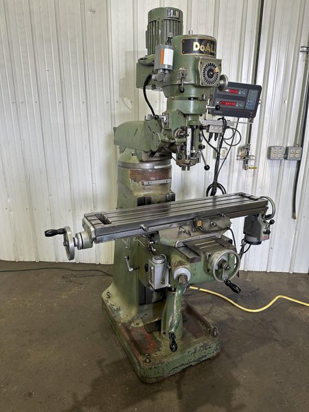 2 HP DOALL RAM TYPE VERTICAL RAM TYPE MILL: STOCK #78014