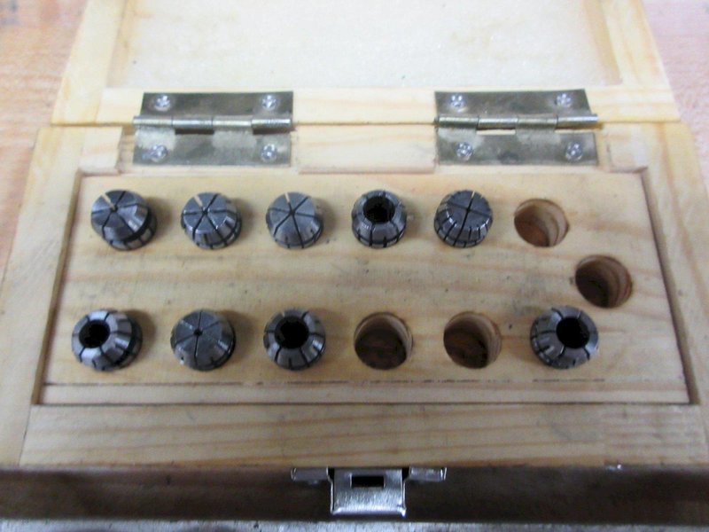 ER32 and ER11 Split Collets in Divider Racks- Auction Item