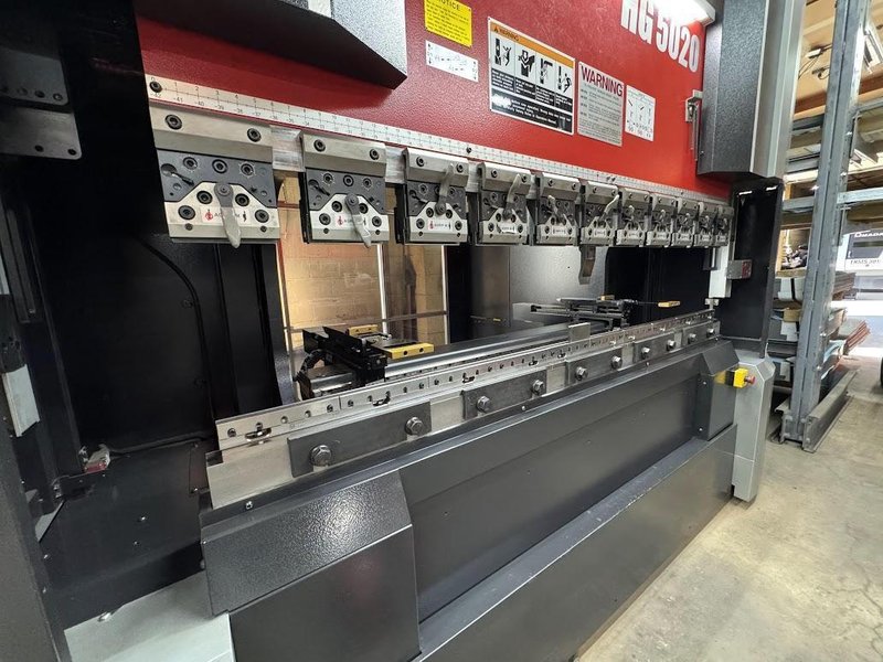 56 Ton x 7 Ft. AMADA Hydraulic Press Brake w/CNC, New 2018, Model HG5020