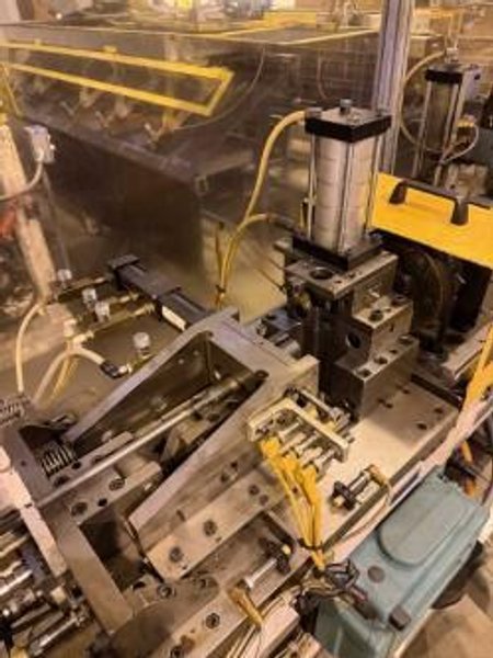 Tube Straightener, Cutoff Machine, Burr Oak STOCK# 4285