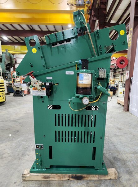 5,000 lbs x 26" W x .090" Minster Coil Servo Feed Line, DBL End Reel, Straightener, Servo Feeder