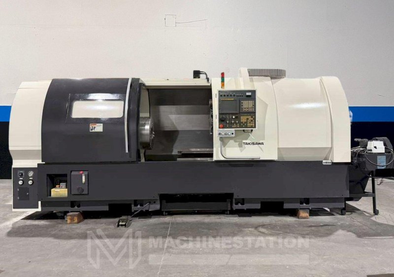 Takisawa EX-122 CNC Turning Center – 21″ Chuck, 7.87″ Big Bore, Long Bed Lathe