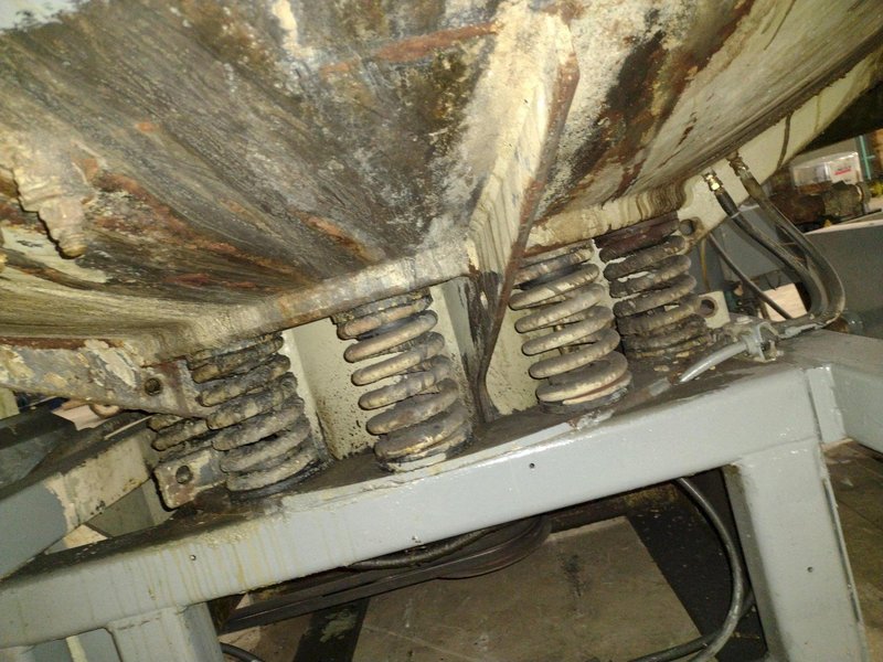 7.6 CU FT ALMCO MODEL #OR-9VLR ROTARY VIBRATORY FINISHER &amp; DEBURRER: YOBRO #25014