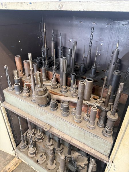 CAT 50 TOOLING W/ CABINET INCLUDED. STOCK # 0325326