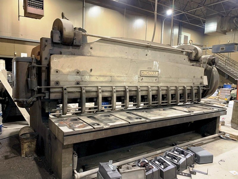 1&quot; X 12&#039; CINCINNATI MODEL 10012 MECHANICAL SHEAR