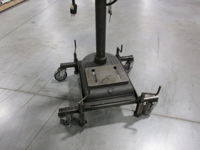 Powermatic Model 1150 15" Drill Press on Portable Rolling Stand, Wired Through Emerson VFD 120V Single Phase- Auction Item