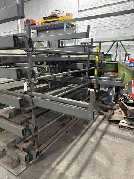 Steel Storage Systems “Spacesaver” Model 5T-2G-36R-12'’ Roll-Out Cantilever Rack System