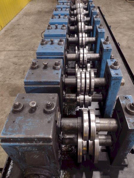 8 STAND X 2" ARDCOR MODEL #F-15 ROLLFORMER, TOOLED FOR ANGLE &amp; CHANNEL: YOBRO #24841