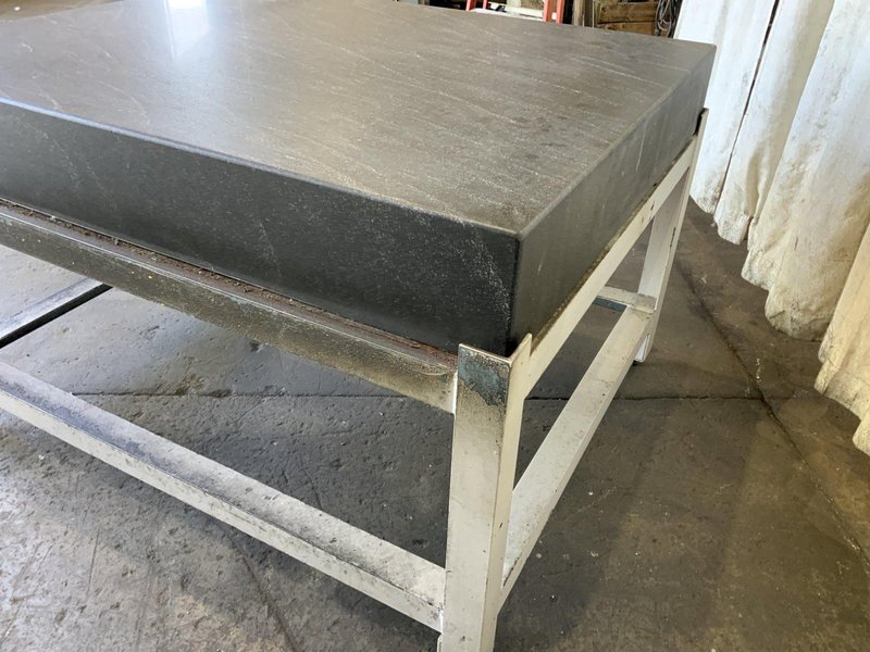 60" X 48'' BLACK PRECISION GRANITE SURFACE PLATE: STOCK #81233