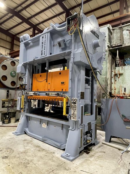 300 ton Minster E2-300-96-48 Hevi-stamper, Mechanical Metal Stamping Press, Year New 1983, Rebuilt