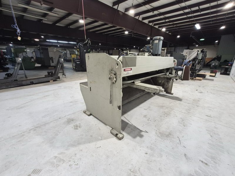 1/4″ X 10′ Accurshear 625010 Shear, 1996 – Backgauge