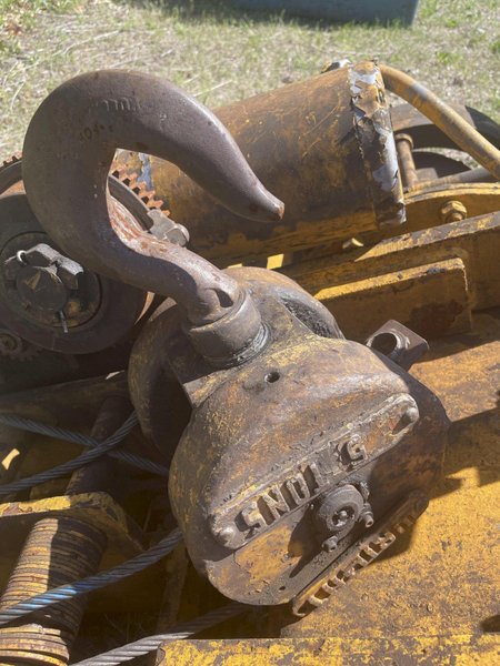 5 TON ACCO WRIGHT SINGLE GIRDER CRANE HOIST: STOCK #14610