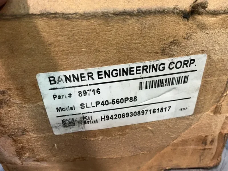 BANNER SAFETY LIGHT CURTAIN KIT  -  SLLP40-560-P88