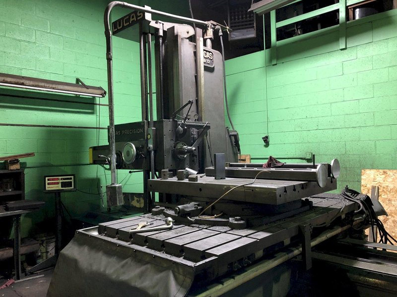 4&quot; LUCAS MODEL #44IB-72 HORIZONTAL BORING MILL: STOCK 18231