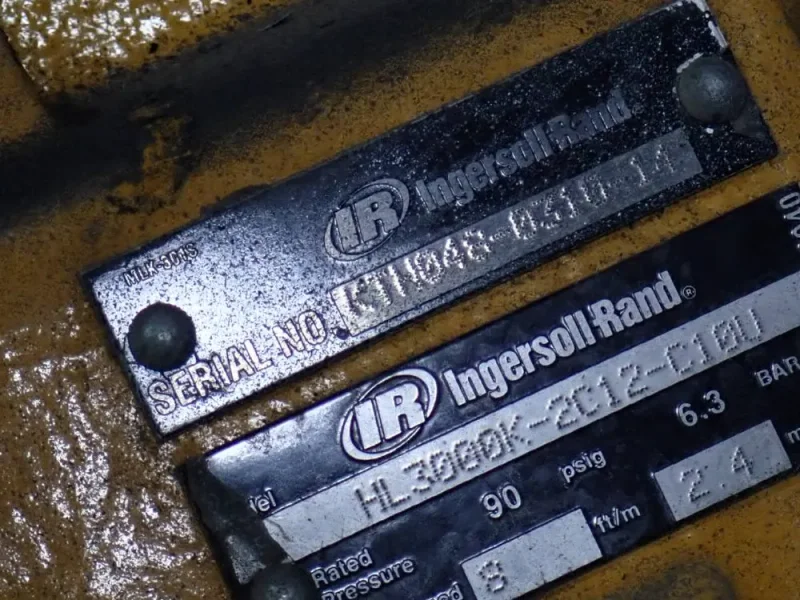 INGERSOLL RAND 3 TONS PNEUMATIC CHAIN HOIST  -  HL3000K-2C12-C10U