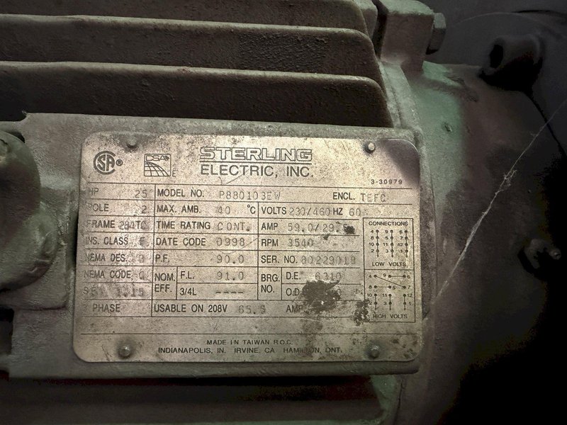 72" PANGBORN 6LK-7 TABLE TYPE 25 HP SHOT BLAST MACHINE. STOCK # 0875026