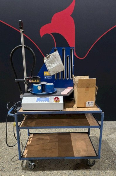 HAIMER SHRINK FIT TOOL HOLDER/PRESETTER STATION W/ CART USED