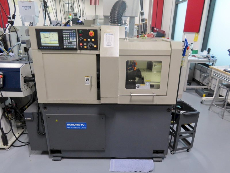 Nomura NN-16SB6 Type 3 CNC Swiss Type Automatic Screw Machine with Mitsubishi M70 CNC Control, Edge Bar Feed, MP High Pressure Coolant and MORE!- Auction Item