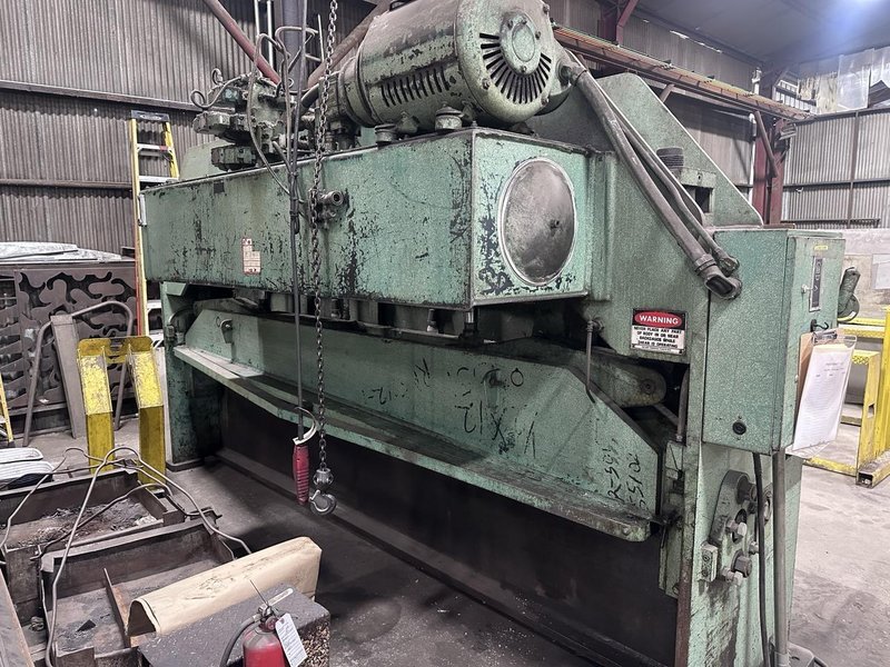 1/2″ x 12′ American Hercules Alpha Series Hydraulic Shear, 1983