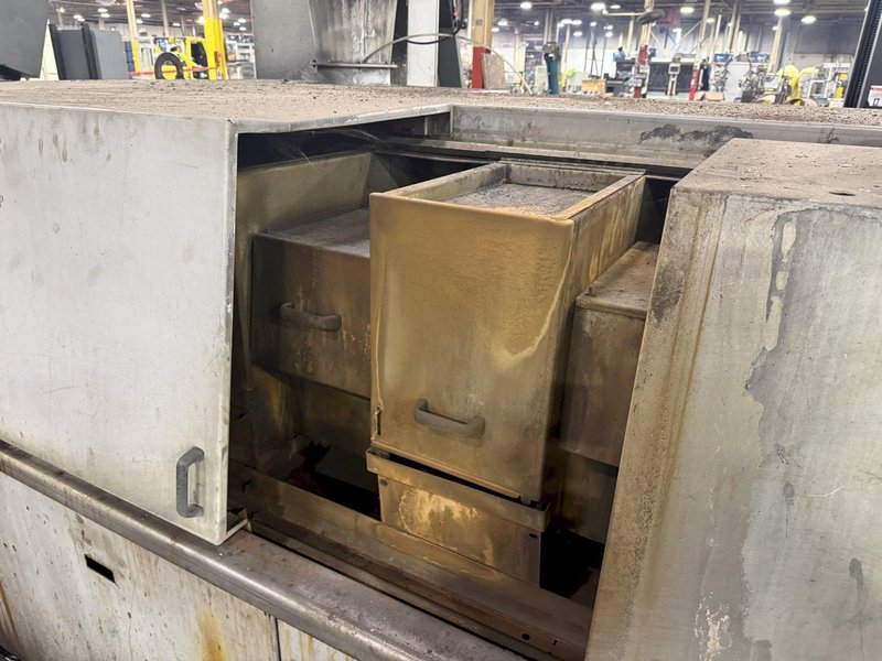 18" RANSOHOFF LEANVEYOR 3-STAGE STEEL MESH CONVEYOR PASS THROUGH PARTS WASHER, NEW 2017: YOBRO #24292