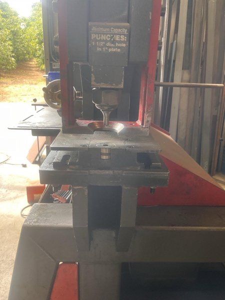 120 Ton Edwards Ironworker, 2011 – Notcher, Press Brake Attachment **Single Phase 220v **