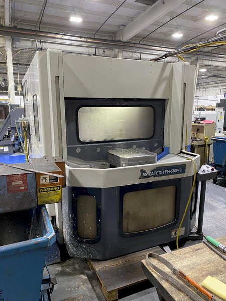 MAZAK FH-580/40 CNC HORIZONTAL MACHINING CENTER. STOCK # 0950722