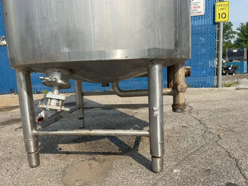 WALKER STAINLESS 400 GALLONS S/S JACKETED MIXING TANK   -  MIX
