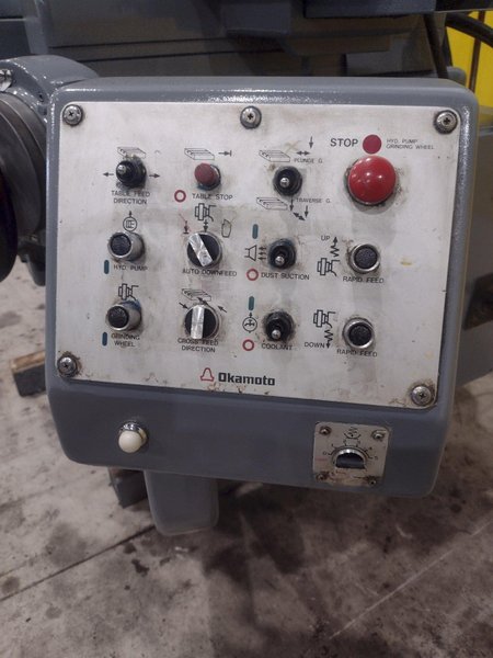 8" x 20"OKAMOTO MODEL #M820A AUTOMATIC 3 AXIS HORIZONTAL SURFACE GRINDER: STOCK #21719