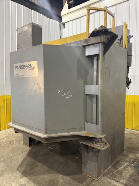 72” TABLE PANGBORN MODEL 6LK-7 ROTOBLAST SHOT BLAST MACHINE: YOBRO #24410