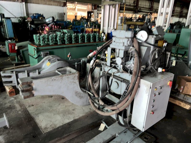 400 TON RODGERS MODEL #1F400 HYDRAULIC INCLINED FRAME HORIZONTAL WHEEL PRESS: STOCK #15558