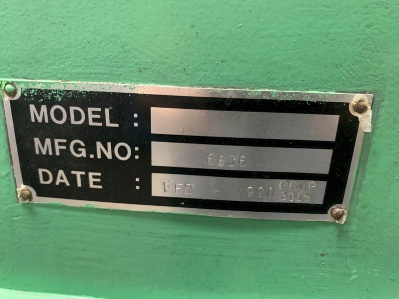 Seiki XL Vertical Milling Machine, S/N 6636